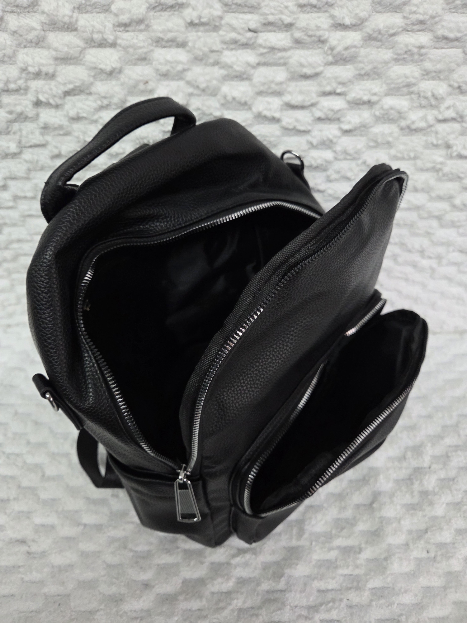 Mochila de Cuero Pu Excelente Calidad - Imagen 8