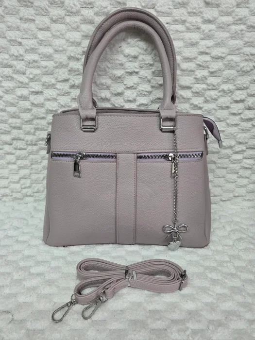 Cartera Morral Cuero Pu