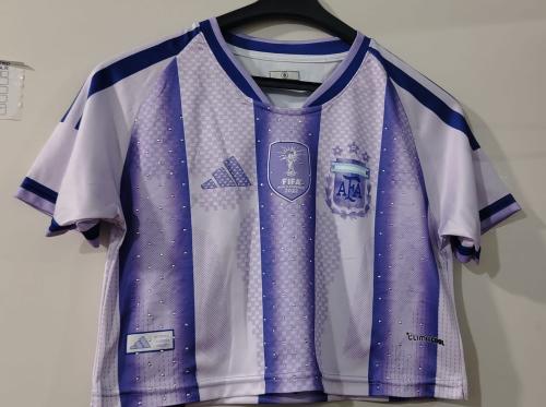 Camiseta de Argentina Lila, Verde - Miniatura 3