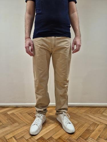 Pantalón de Gabardina Clasico Beige