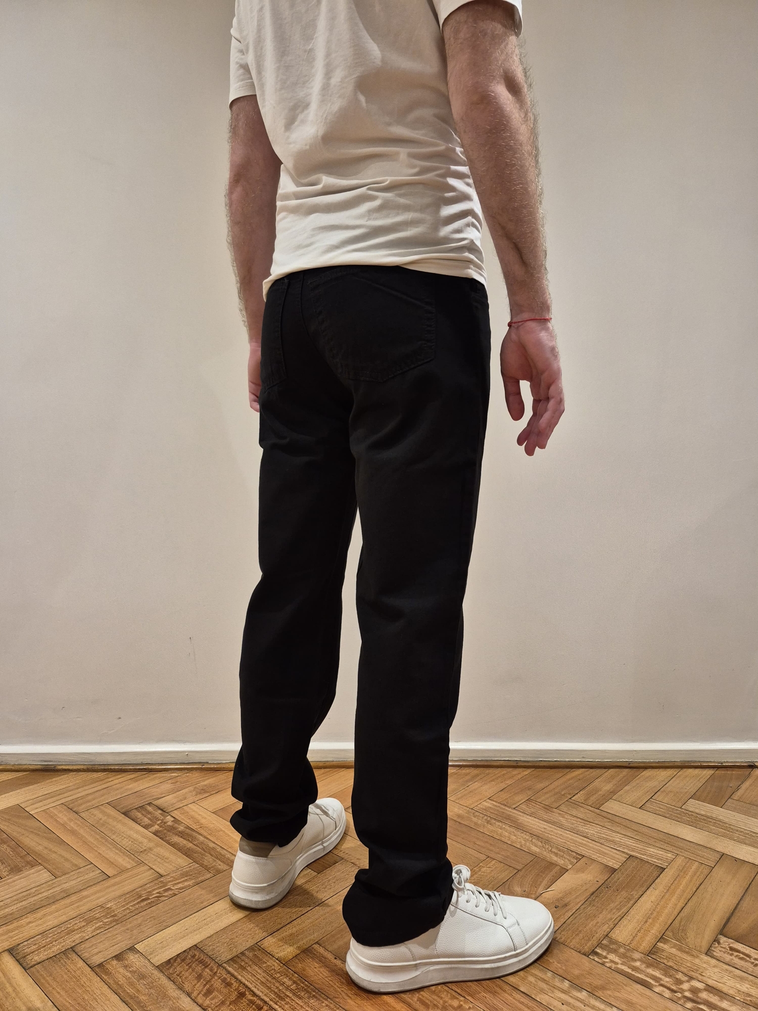 Pantalón de Gabardina Clásico Negro - Imagen 2