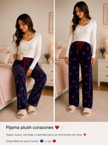 Pantalon Pijama de Plush Bifaz