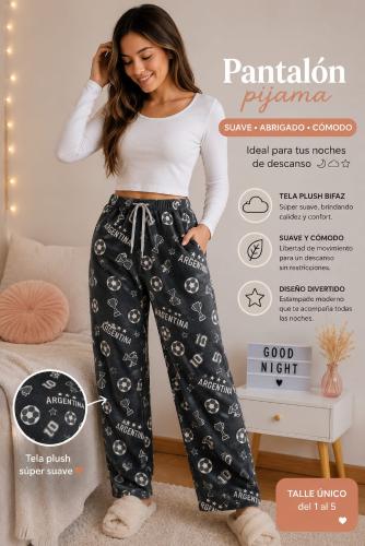 Pantalon Pijama de Plush Bifaz - Miniatura 2