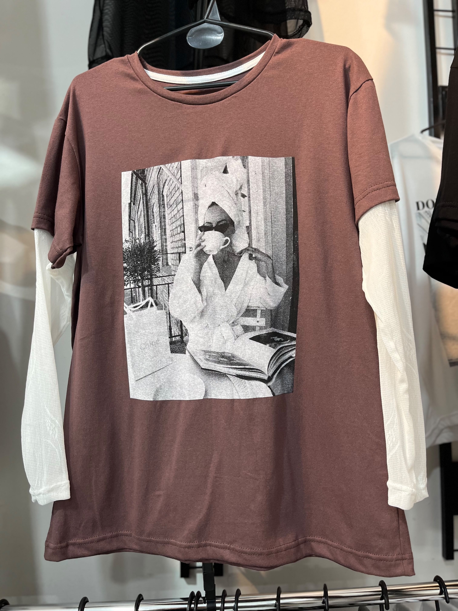 Remeron Corto Oversize con Mangas de Tul 001 Paris - Imagen 2