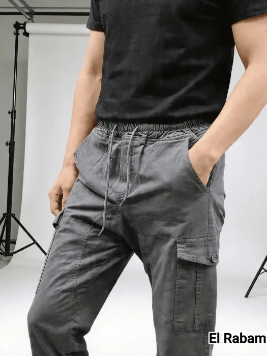 Jogguer Recto de Gabardina Elastizada Hombre