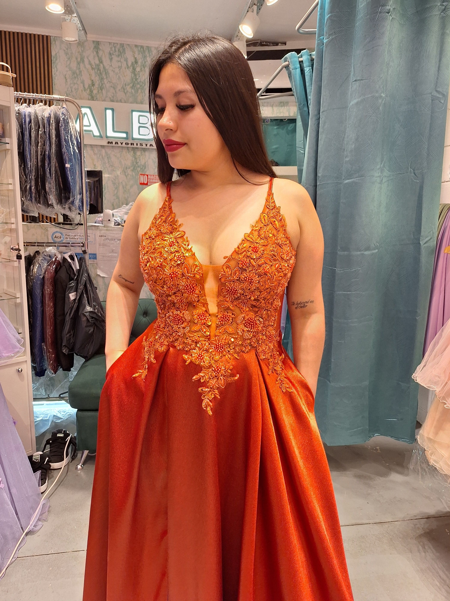 Vestido de Fiesta Importado - Mia Campana - Imagen 2