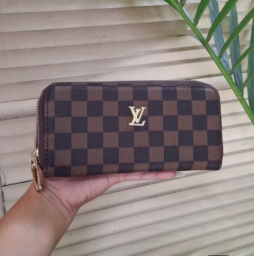Billetera Louis Viutton Lv de 1 Cierre 10x19x2.5cm - Miniatura 2