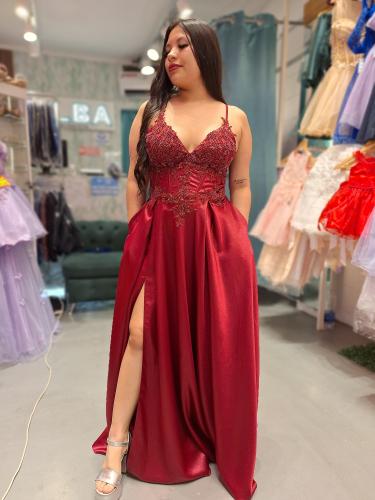 Vestido de Fiesta Importado - Pamela - Miniatura 1