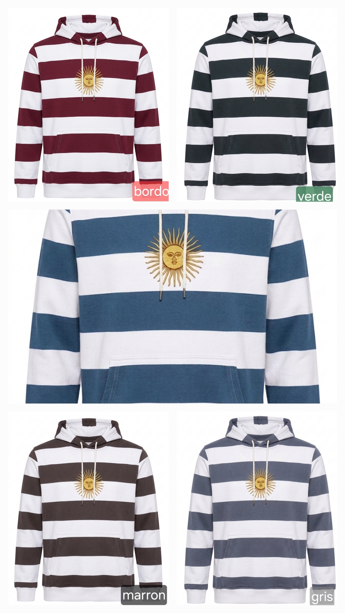 Buzos Rayados Unisex - Imagen 3