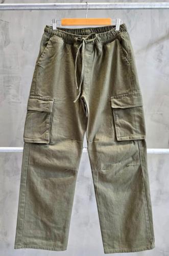 Pantalón Cargo Color Verde