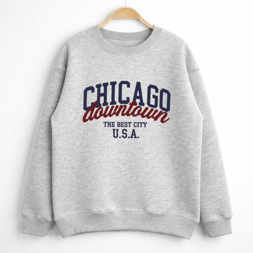 Unisex- Buzo Ov Cuello Redondo Chicago - Miniatura 2