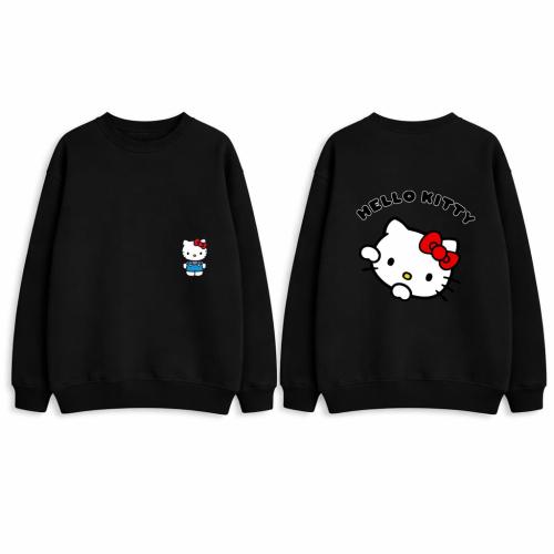 Unisex- Buzo Ov Cuello Redondo Kitty Doble - Miniatura 2