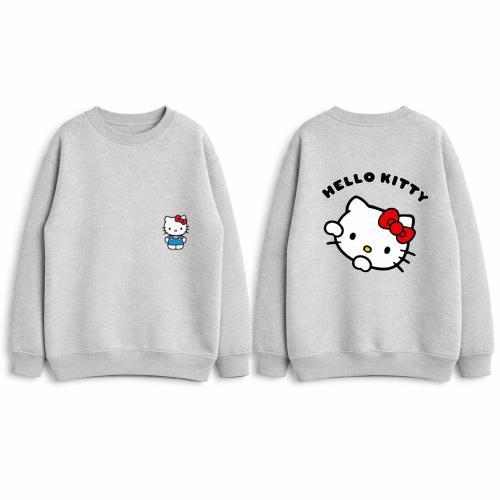 Unisex- Buzo Ov Cuello Redondo Kitty Doble - Miniatura 3