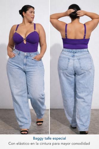 Jeans Baggy. Talle Especial. Comodidad y Estilo en un Solo Jean
