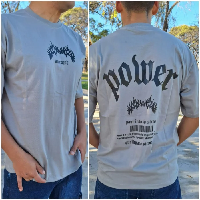 Remeras Overzice Estampadas
