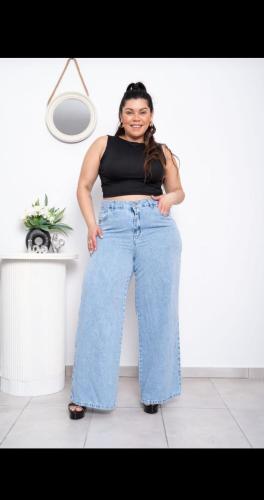 Jeans Wide Led Talle Especial - Miniatura 2