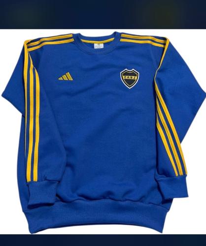 Buzo Boca Calidad Premium   Algodón Frizado  Logo Bordado Premium - Miniatura 3