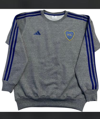 Buzo Boca Calidad Premium   Algodón Frizado  Logo Bordado Premium - Miniatura 4