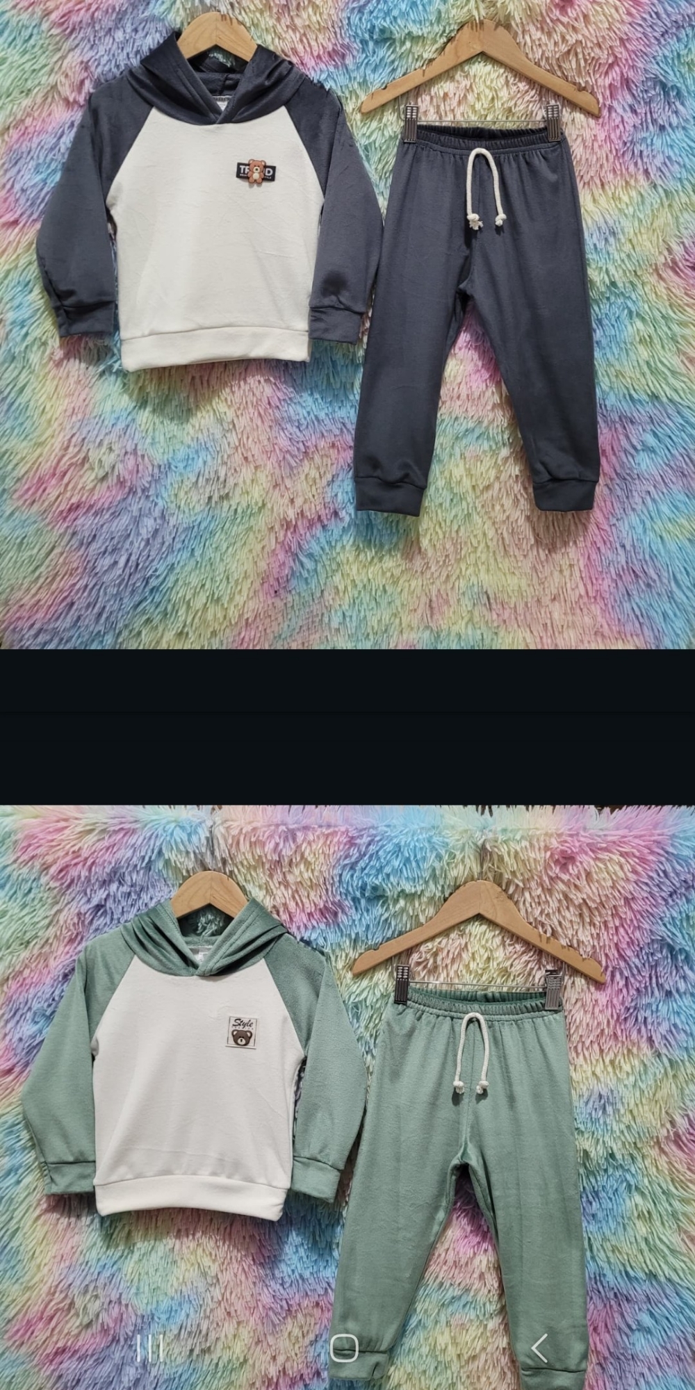 Conjuntos Plush con Aplique Animales Bebe - Imagen 4