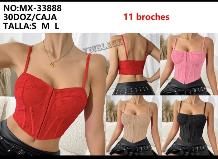 Corset Vicblack  No:mx-33888