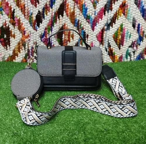 Carterita Morral de Cuero Pu* 
  Execelente  Calidad. - Miniatura 1