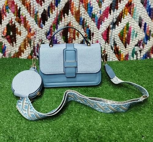 Carterita Morral de Cuero Pu* 
  Execelente  Calidad. - Miniatura 2