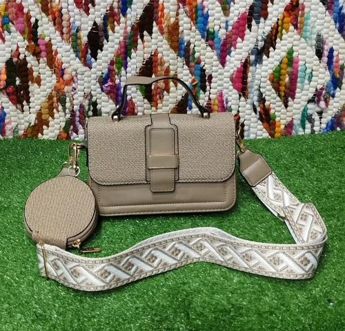 Carterita Morral de Cuero Pu* 
  Execelente  Calidad. - Miniatura 3