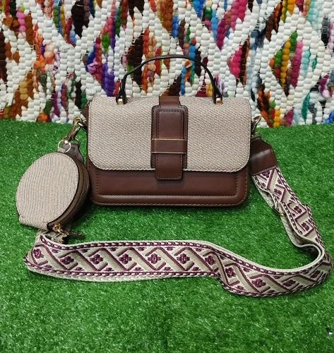 Carterita Morral de Cuero Pu* 
  Execelente  Calidad. - Miniatura 4