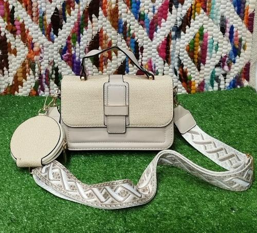 Carterita Morral de Cuero Pu* 
  Execelente  Calidad. - Miniatura 5