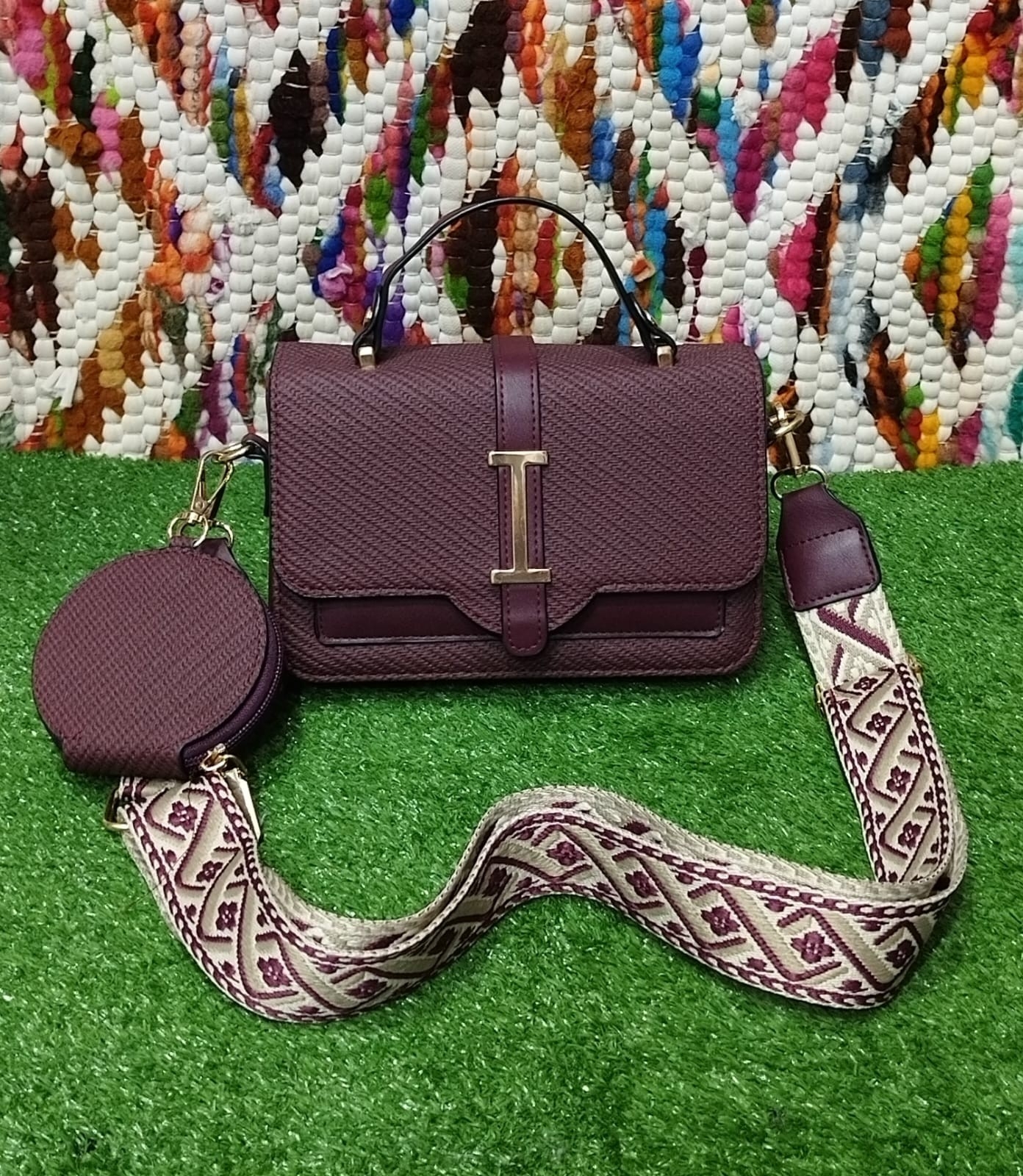 Carterita Morral de Cuero Pu* 
  Execelente  Calidad.* - Imagen 2