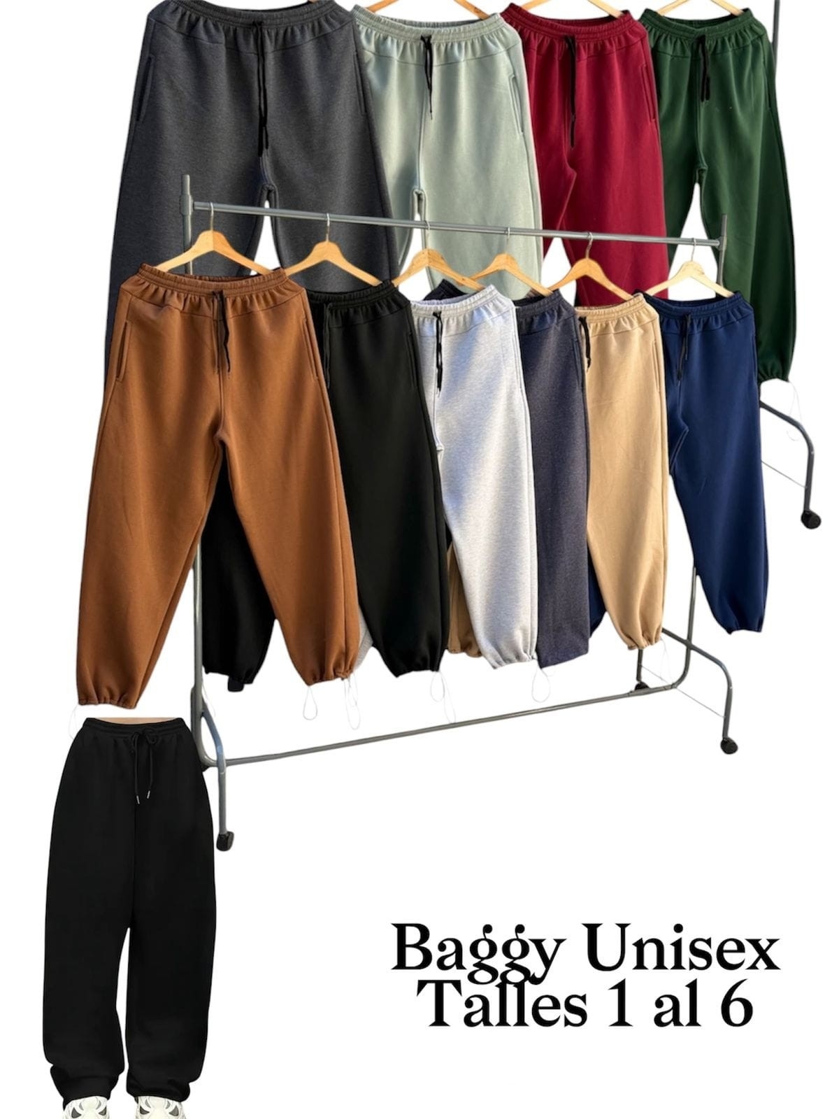 Baggys Algodón Frisa Peinada - Imagen 2