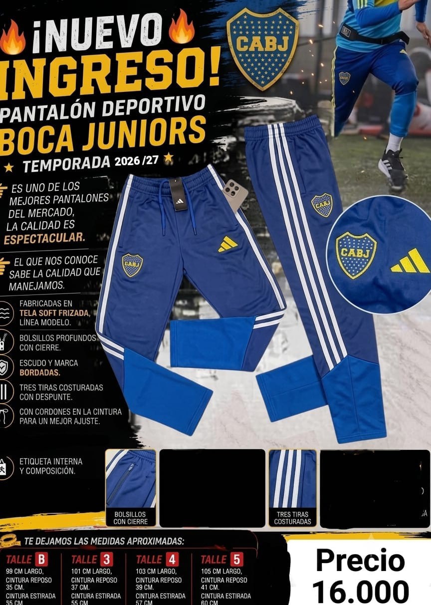 Pantalones Afa /river/boca - Imagen 2