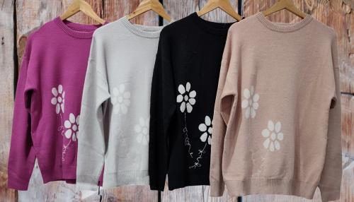 Sueter Bremer Importado Bremer Flor Chica - Miniatura 3