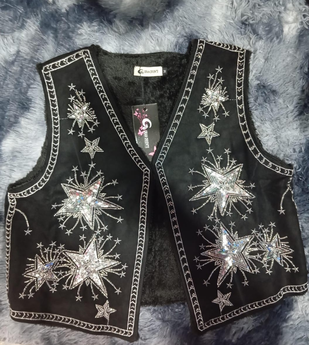 Chaleco Gamuzado con Piel - Imagen 4