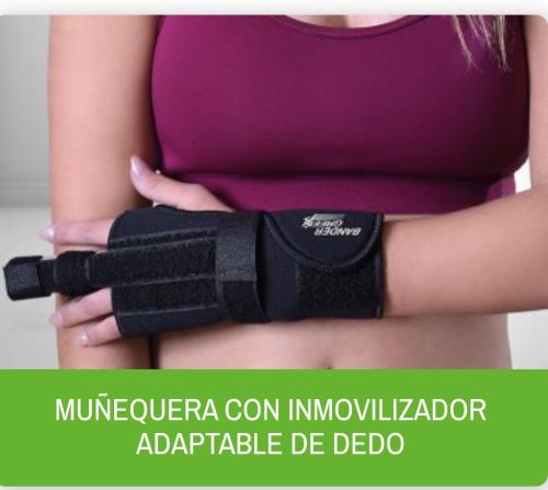 Muñequera con Inmovilizador Adaptable al Dedo