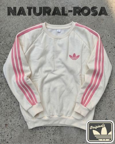 Buzo Adidas Algodon Frisa Retro Flor - Miniatura 4