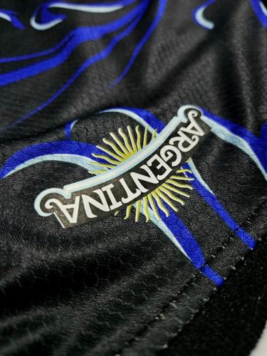 Camiseta Suplente Premium de Argentina Adulto Doble Bordado - Miniatura 2