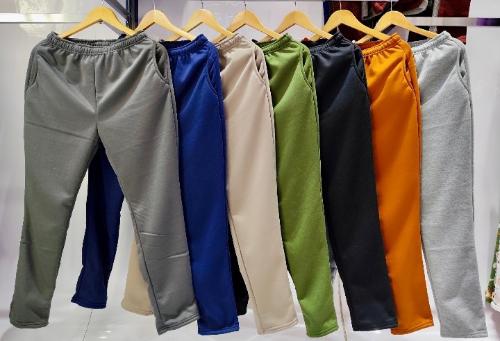 Pantalón  Hombre Jersey  con Piel