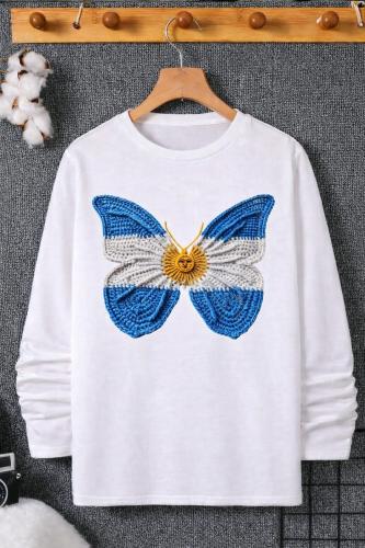 Camiseta Mariposa Tejida