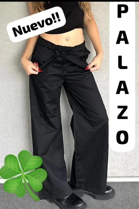 Palazo Negro Jeans