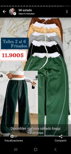 Baggie Algodón Frizado Solo Curvas