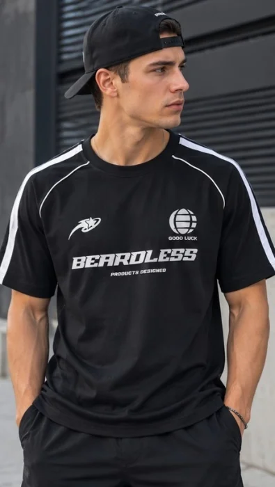 Remera Algodón Peinado Estampada Vivo