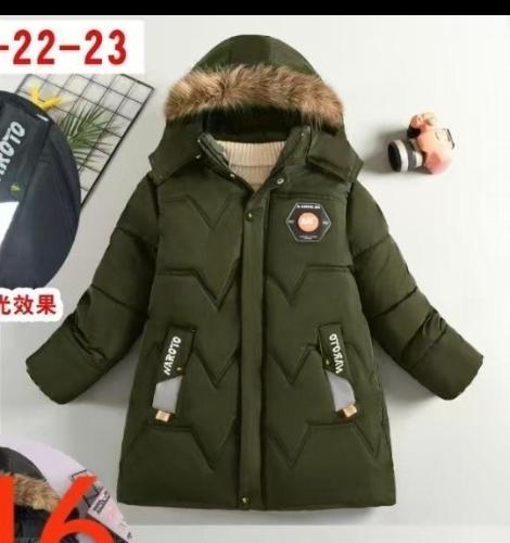 Camperon Campera Tapado Niño Frizado Capucha Abrigo Importado - Miniatura 3