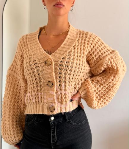 Cardigan Lana Frizada - Miniatura 2