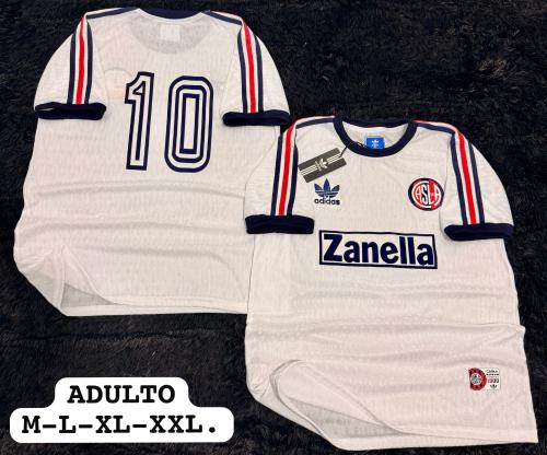Remera Retro San Lorenzo (zanella). - Miniatura 4