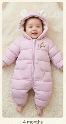 Astronauta Mameluco Termico Bebe Abrigo Unisex - Miniatura 2