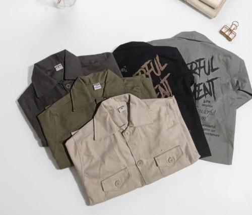 Camisaco Gabardina Estampado