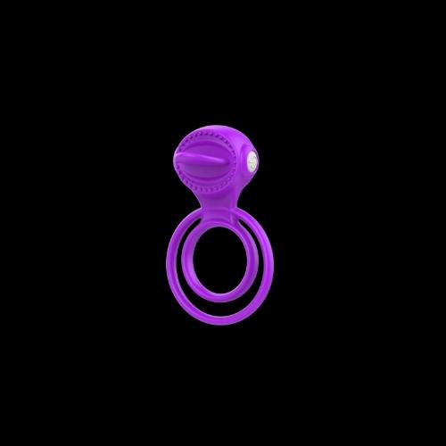 Anillo Vibrador Doble Recargable - Miniatura 3