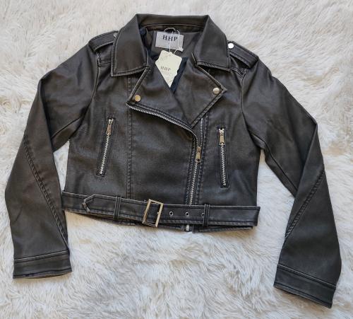 Campera Desgastada con Cinturón