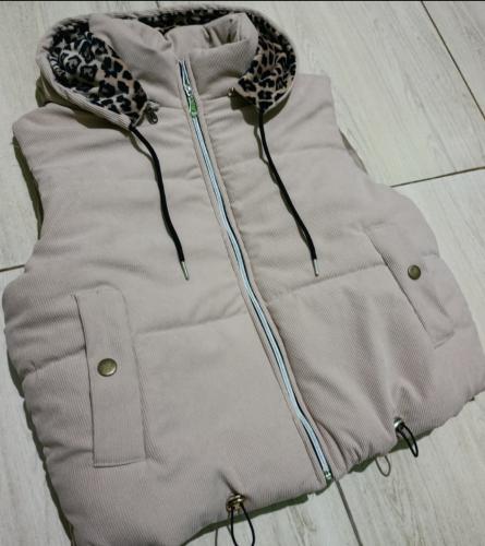 Chaleco Puffer de Corderoy